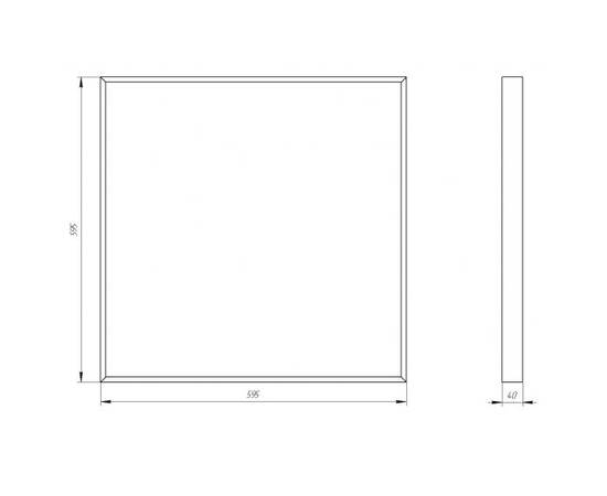 Светодиодная панель Эра SPO-910-2-65K-038 Б0058654, изображение 2