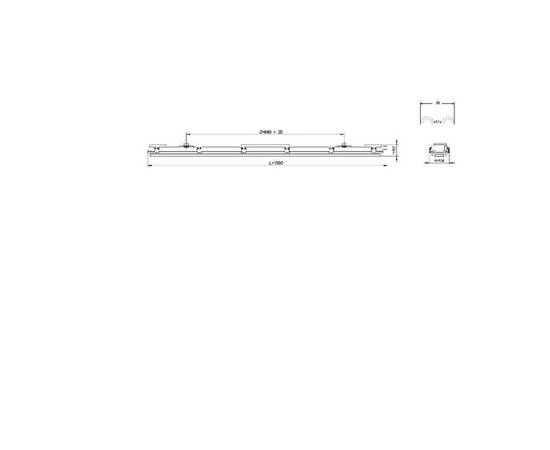 Линейный светодиодный светильник Эра SPP-101-0-002-150 Б0043659, изображение 5
