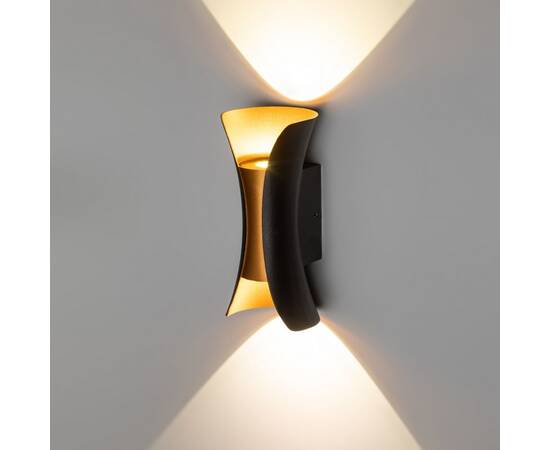 Архитектурный светильник Эра WL42 BK+GD Б0054420, изображение 2