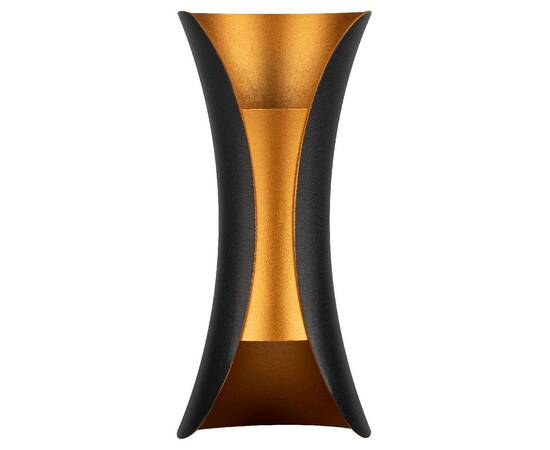 Архитектурный светильник Эра WL42 BK+GD Б0054420, изображение 3