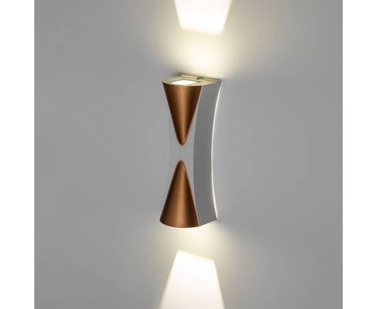 Архитектурный светильник Эра WL43 WH+GD Б0054423, изображение 2