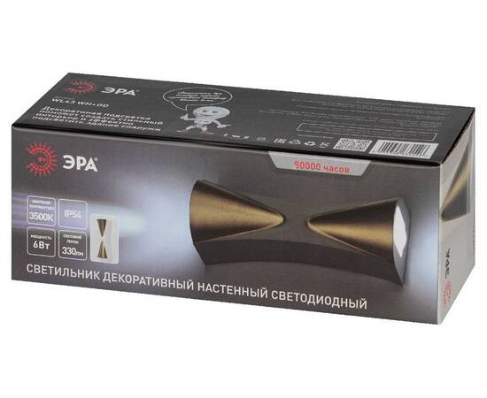 Архитектурный светильник Эра WL43 WH+GD Б0054423, изображение 7