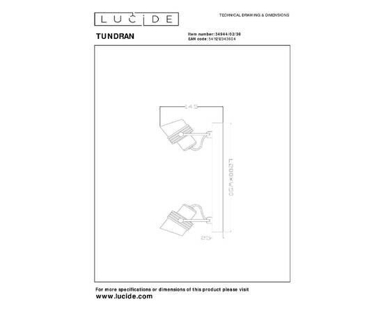 Спот Lucide Tundran 34944/02/30, изображение 6