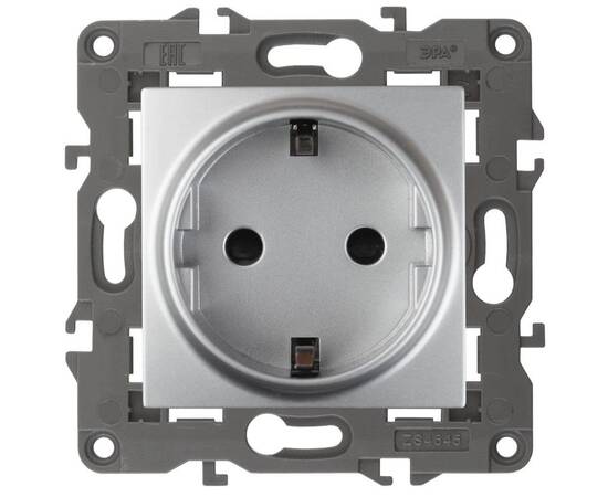 Розетка ЭРА Elegance 2P E Schuko 16A 250V 14-2101-03 Б0034266