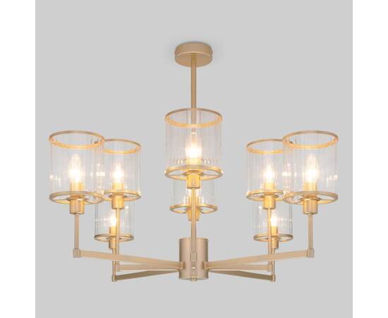 Люстра на штанге Eurosvet Inari 60144/8 золото Smart a061943