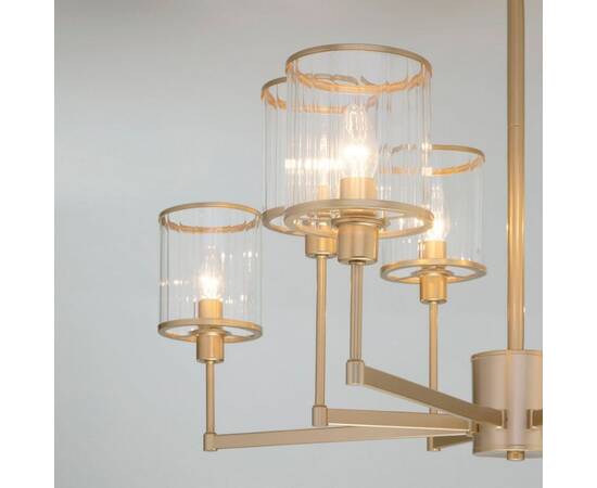 Люстра на штанге Eurosvet Inari 60144/8 золото Smart a061943, изображение 3