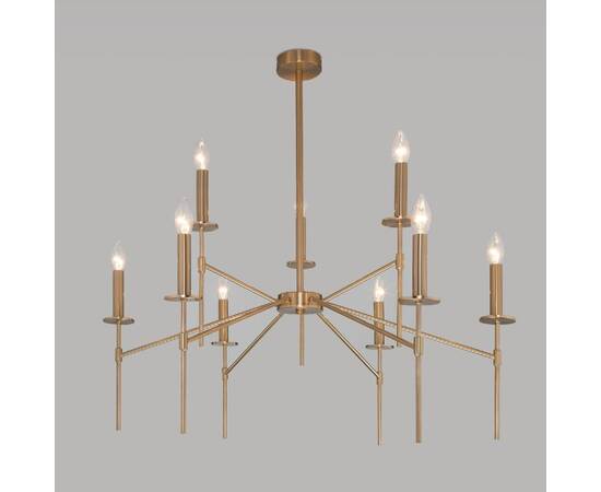 Люстра на штанге Eurosvet Anders 60142/9 латунь Smart a061931