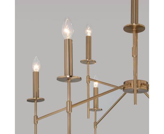Люстра на штанге Eurosvet Anders 60142/9 латунь Smart a061931, изображение 2