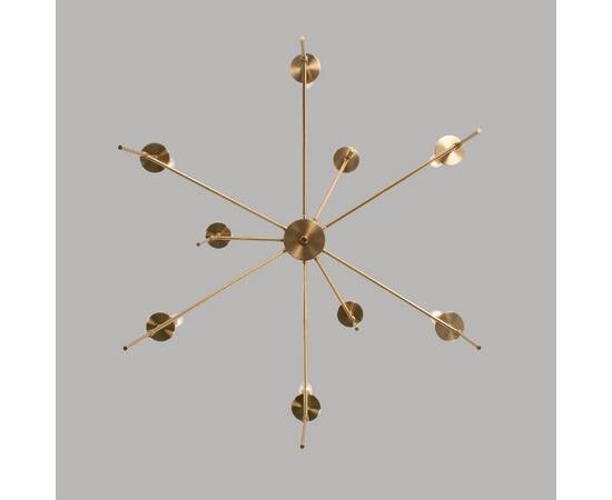 Люстра на штанге Eurosvet Anders 60142/9 латунь Smart a061931, изображение 3