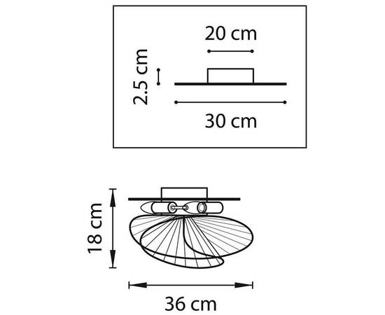 Потолочная люстра Lightstar Zeta 728133, изображение 3