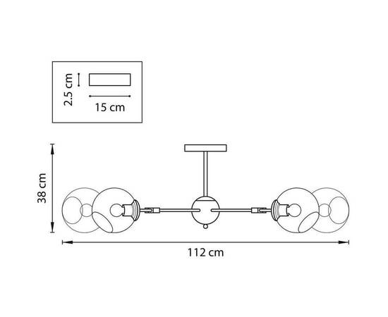 Потолочная люстра Lightstar Beta 785086, изображение 3