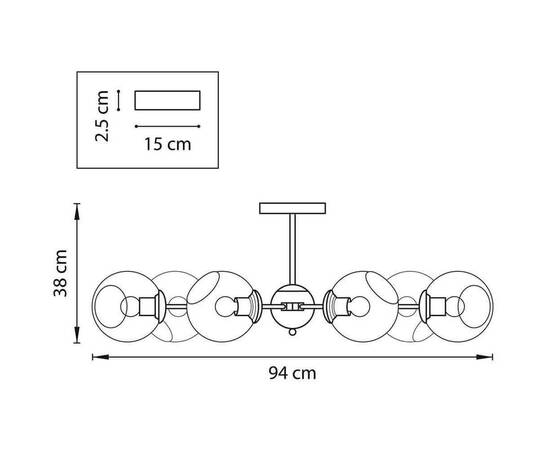 Потолочная люстра Lightstar Beta 785066, изображение 2