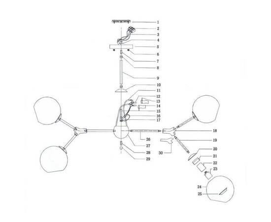 Потолочная люстра Lightstar Beta 785066, изображение 3
