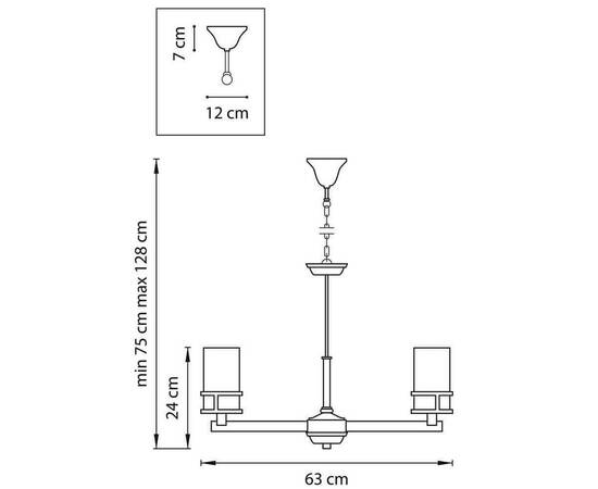 Подвесная люстра Lightstar Cero 731067, изображение 4