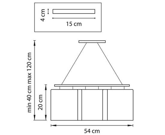 Подвесная люстра Lightstar Nubi Legno 802135, изображение 2