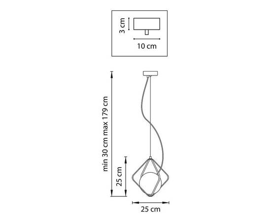 Подвесной светильник Lightstar Globo 803317, изображение 3