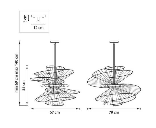 Подвесная люстра Lightstar Zeta 728183, изображение 2