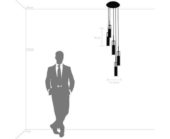 Подвесная люстра Lightstar Cilino 756054, изображение 2