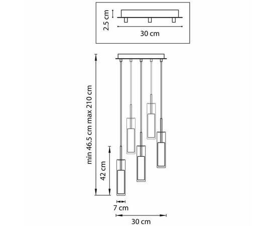 Подвесная люстра Lightstar Cilino 756054, изображение 3