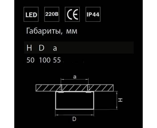 Потолочный светодиодный светильник Lightstar Zolla 213917, изображение 2