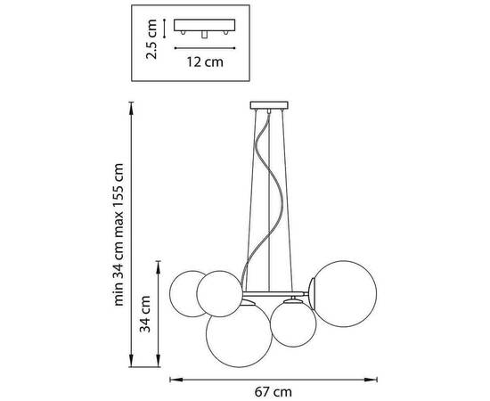 Подвесная люстра Lightstar Globo 815057, изображение 7