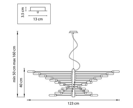Подвесная люстра Lightstar Ragno 733247, изображение 2
