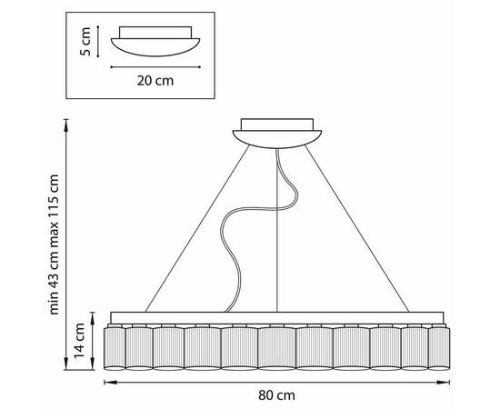 Подвесная светодиодная люстра Lightstar Nibbler 812236, изображение 4