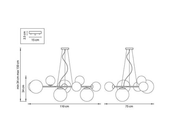 Подвесная люстра Lightstar Globo 815091, изображение 7