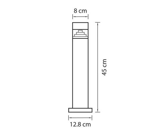 Уличный светодиодный светильник Lightstar Raggio 377907, изображение 2