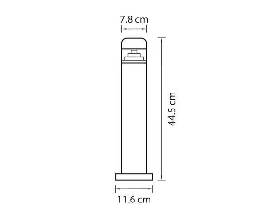 Уличный светодиодный светильник Lightstar Raggio 376907, изображение 2