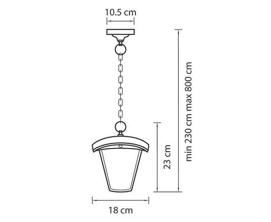 Уличный светодиодный светильник Lightstar Lampione 375070, изображение 2