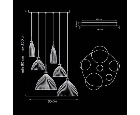Подвесная люстра Lightstar Simple Light 810 810160, изображение 2