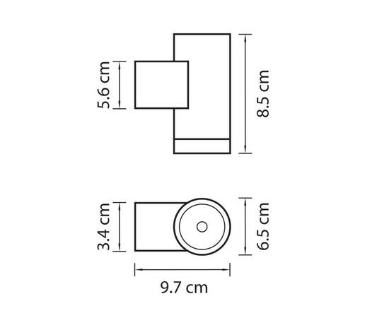 Уличный настенный светильник Lightstar Paro 350609, изображение 2