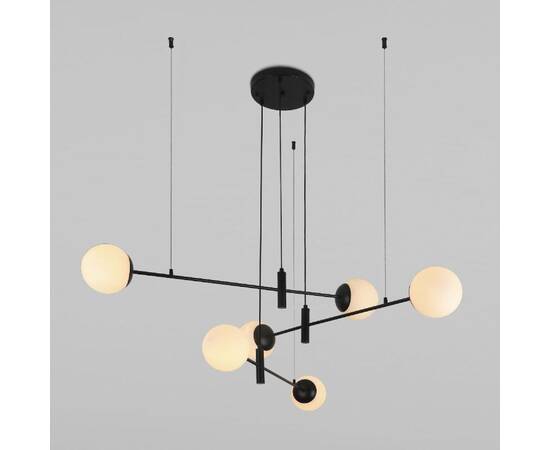 Подвесная люстра Eurosvet Planet 70146/6 черный Smart a062030