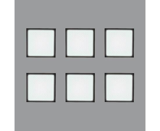 Встраиваемый светильник (комплект из 6 шт) Uniel ULP-1010 42W/4000К IP40 GRILYATO BLACK KIT06 UL-000, изображение 3