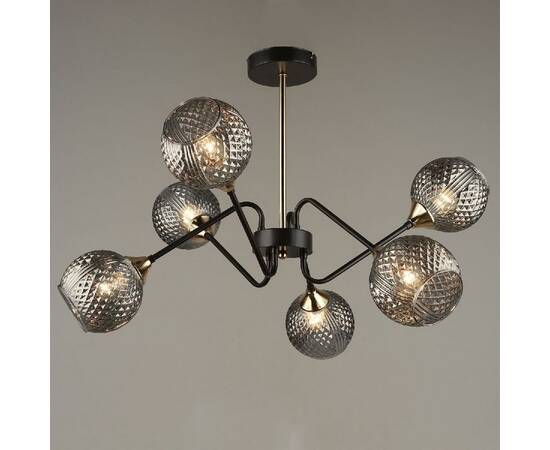 Люстра на штанге Reluce 04898-0.3-06 COFFEE+FGD, изображение 2