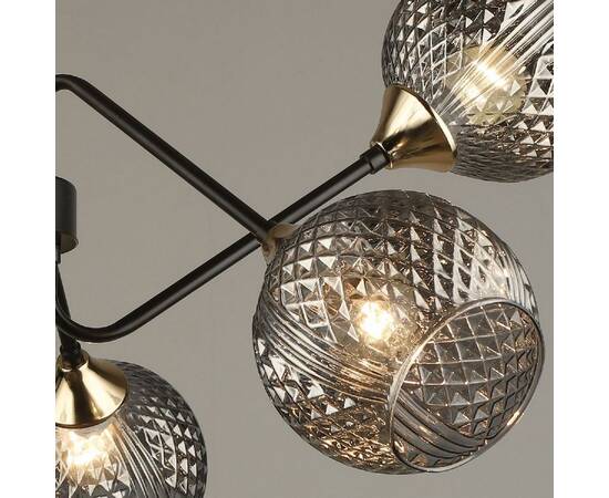 Люстра на штанге Reluce 04898-0.3-06 COFFEE+FGD, изображение 3