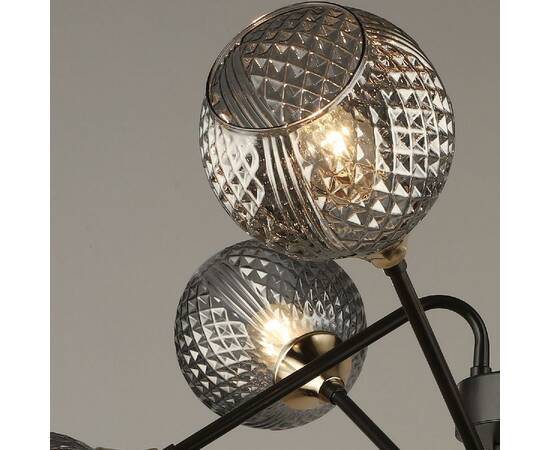 Люстра на штанге Reluce 04898-0.3-06 COFFEE+FGD, изображение 4