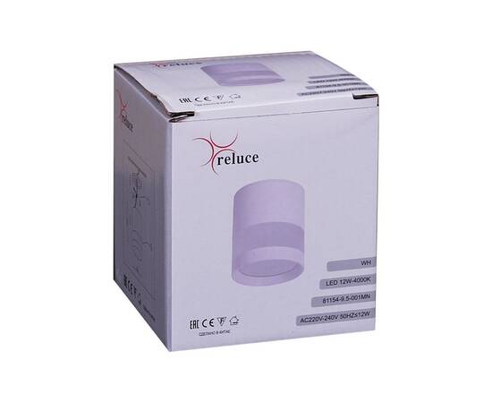 Накладной светильник Reluce 81154-9.5-001MN LED12W WH, изображение 6
