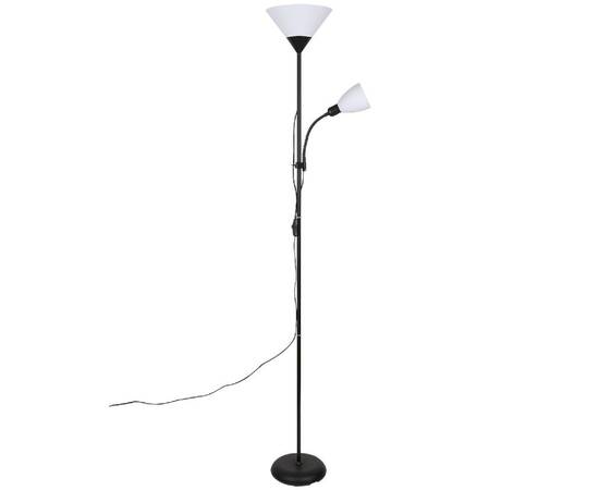 Торшер Uniel UML-T520 E27+E14 BLACK/WHITE UL-00010194
