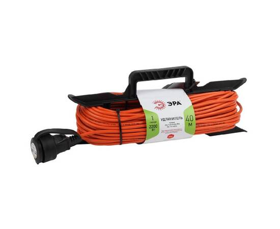 Удлинитель силовой ЭРА UFx-1-2x1.0-40m-IP44 Б0046824