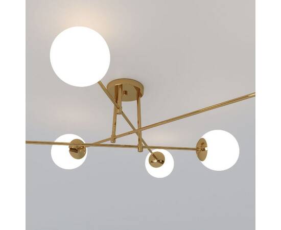 Потолочная люстра Eurosvet Netz 30181/6 латунь Smart a062217, изображение 2