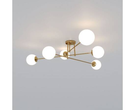 Потолочная люстра Eurosvet Netz 30181/6 латунь Smart a062217, изображение 3