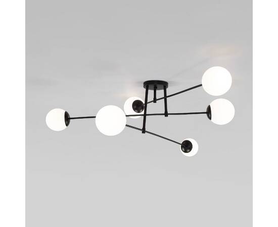 Потолочная люстра Eurosvet Netz 30181/6 черный Smart a062214, изображение 5