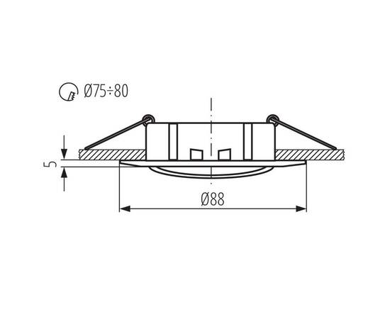 Встраиваемый светильник Kanlux Luto 2593, изображение 3