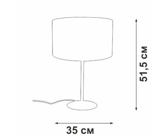Настольная лампа Vitaluce V2884-8/1L, изображение 2