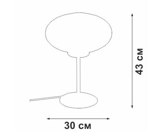 Настольная лампа Vitaluce V2886-8/1L, изображение 2
