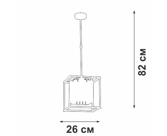 Подвесной светильник Vitaluce V5402-1/1PL, изображение 2