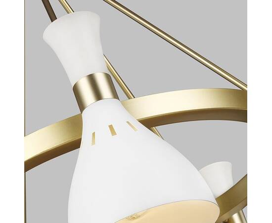 Люстра на штанге Feiss Joan FE-JOAN5-MW, изображение 2