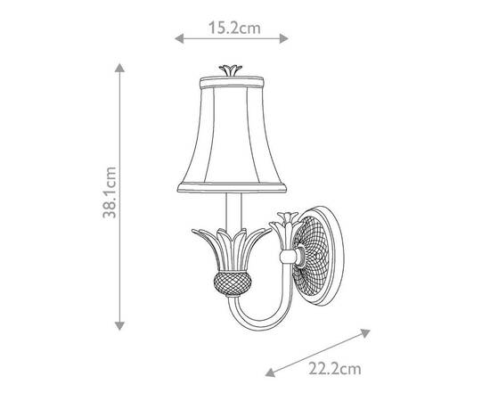 Бра Hinkley Plantation HK-PLANT1-PZ, изображение 5